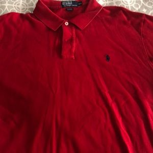 Red Short Sleeve Polo
